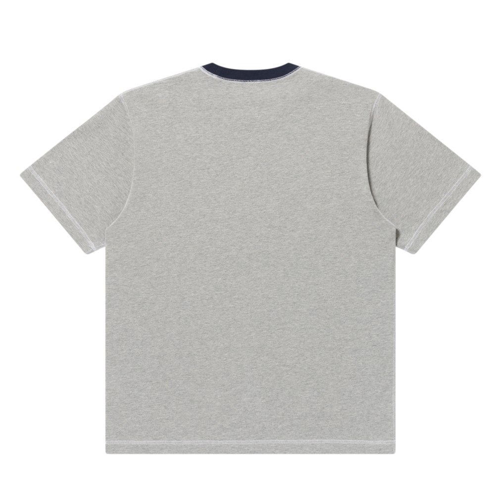 画像: BlackEyePatch/HERALDIC COLLEGE STITCH TONED TEE（HEATHER GRAY）