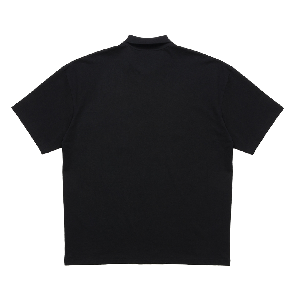 画像: COOTIE PRODUCTIONS/Open End Yarn Error Fit S/S Polo（Black）［エラーフィットポロ-25春夏］