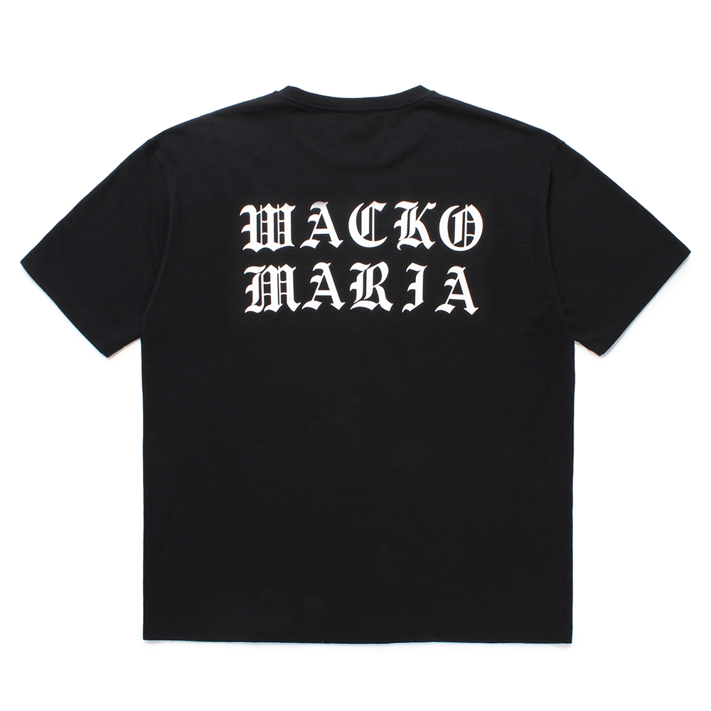 画像: WACKO MARIA/WASHED HEAVY WEIGHT T-SHIRT（BLACK）［プリントT-25春夏］