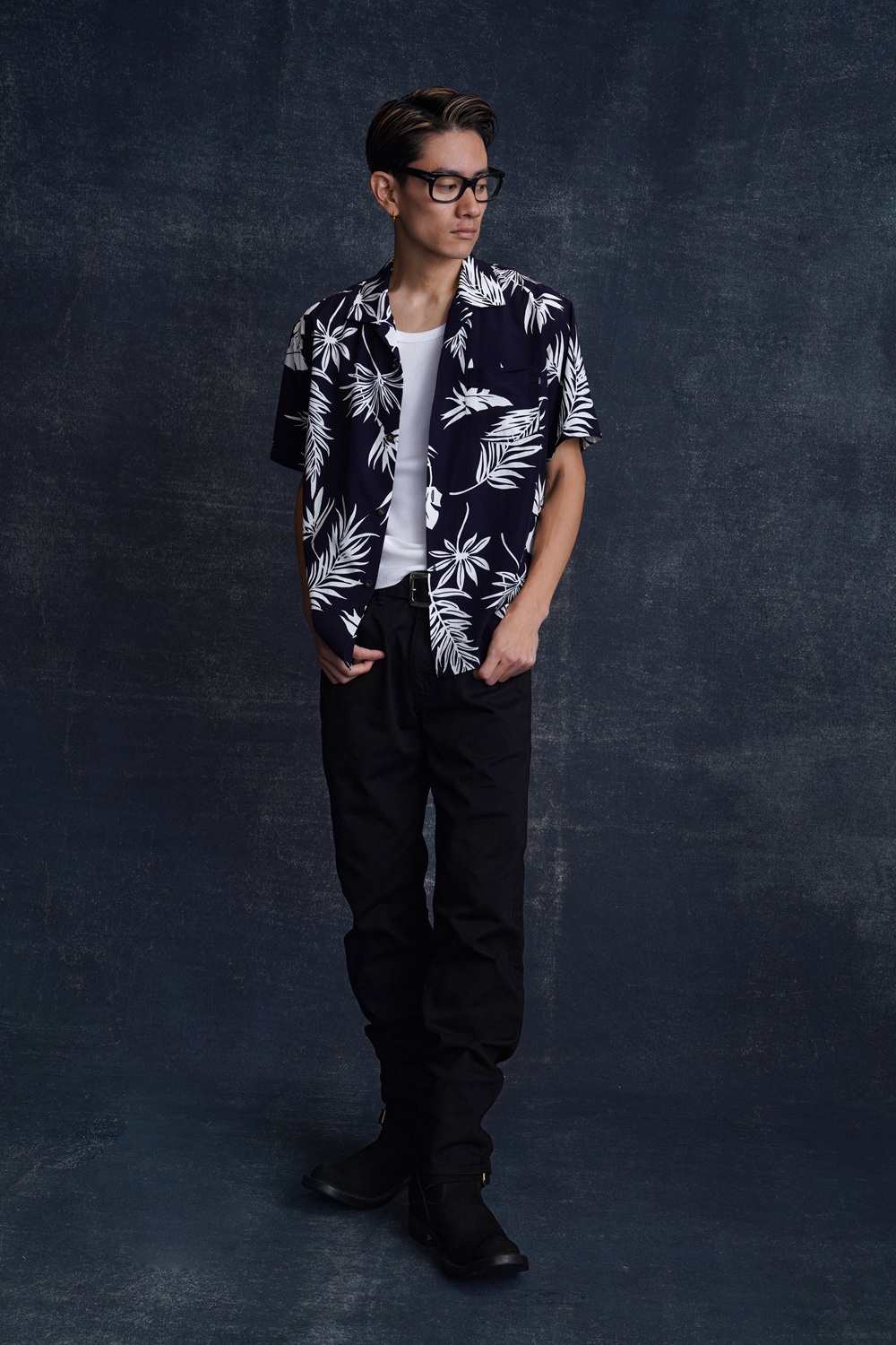 画像: RATS/ALOHA S/S SHIRT（NAVY）［アロハシャツ-25春夏］
