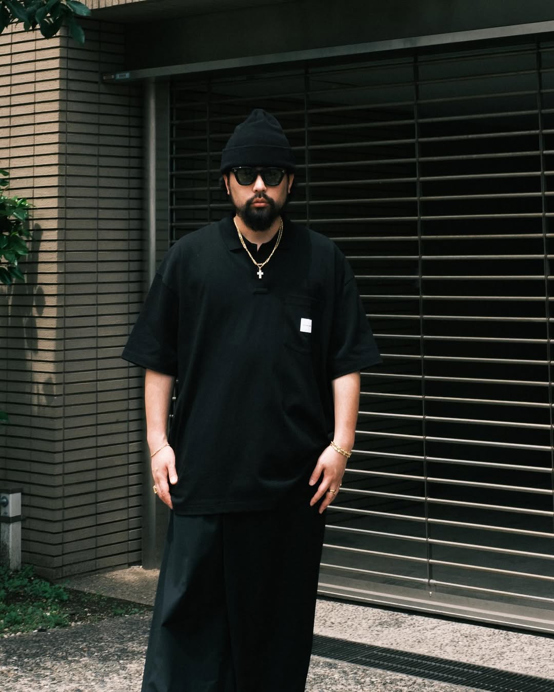 画像: COOTIE PRODUCTIONS/Open End Yarn Error Fit S/S Polo（Black）［エラーフィットポロ-25春夏］