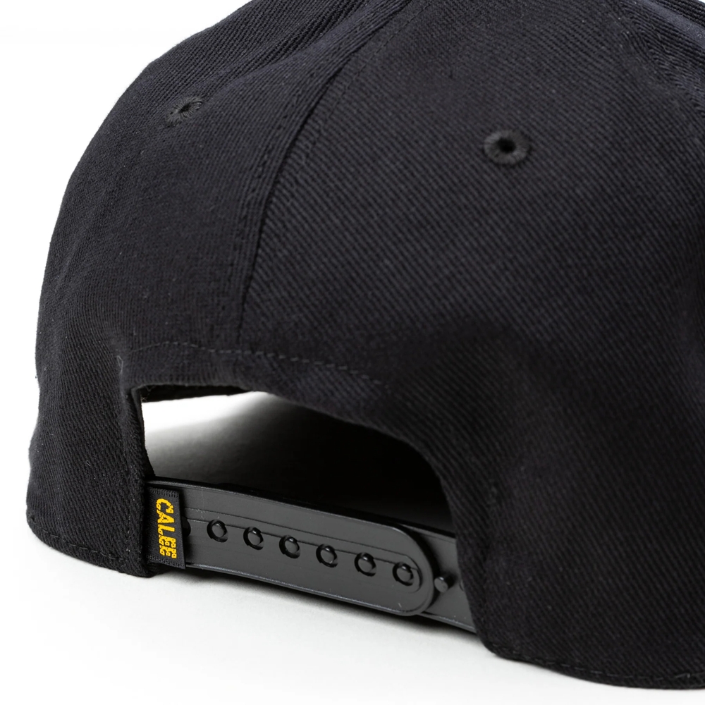 画像: CALEE/EMBROIDERY CALEE TWILL CAP（BLACK/WHITE）［ツイルキャップ-25春夏］