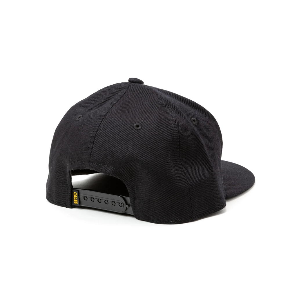 画像: CALEE/EMBROIDERY CALEE TWILL CAP（BLACK/WHITE）［ツイルキャップ-25春夏］