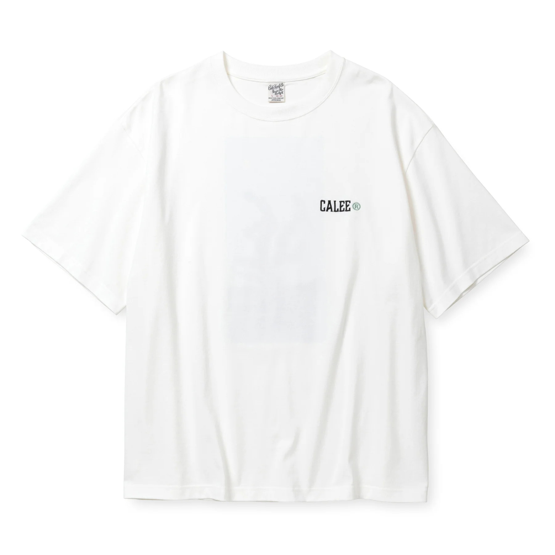 画像: CALEE/× MIHO MURAKAMI DROP SHOULDER PRINT TEE（WHITE/B）［ドロップショルダープリントT-25春夏］