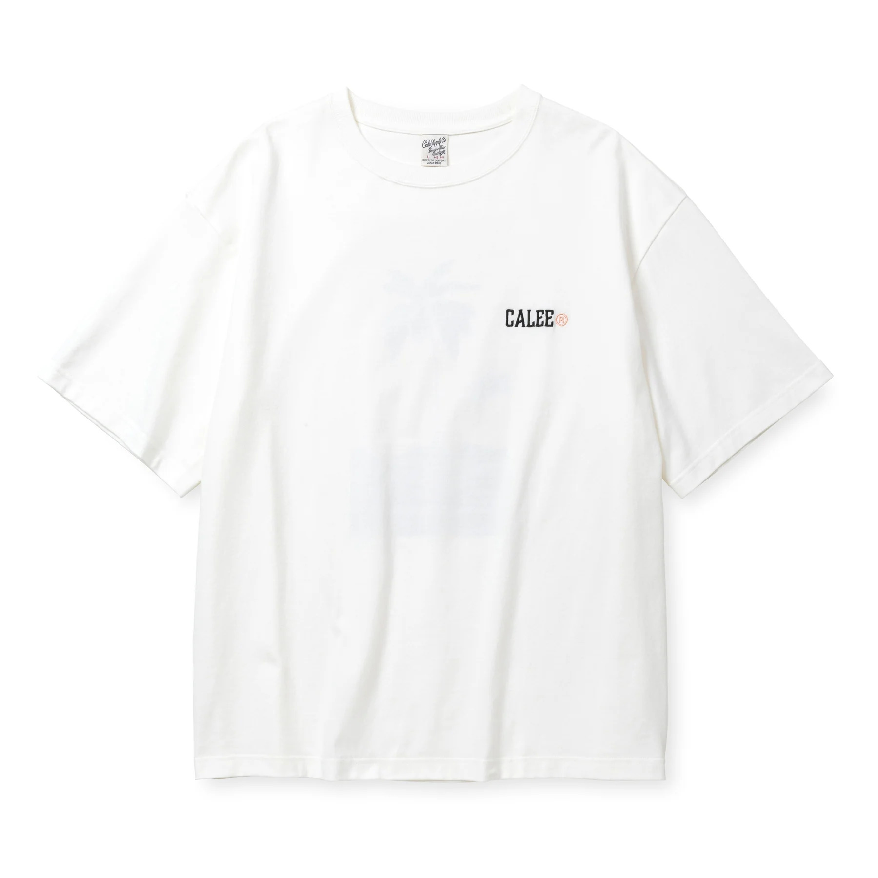 画像: CALEE/× MIHO MURAKAMI DROP SHOULDER PRINT TEE（WHITE/C）［ドロップショルダープリントT-25春夏］