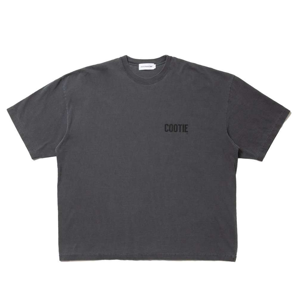 画像: COOTIE PRODUCTIONS/Pigment Dyed S/S Tee（Black）［ピグメントダイプリントT-25春夏］