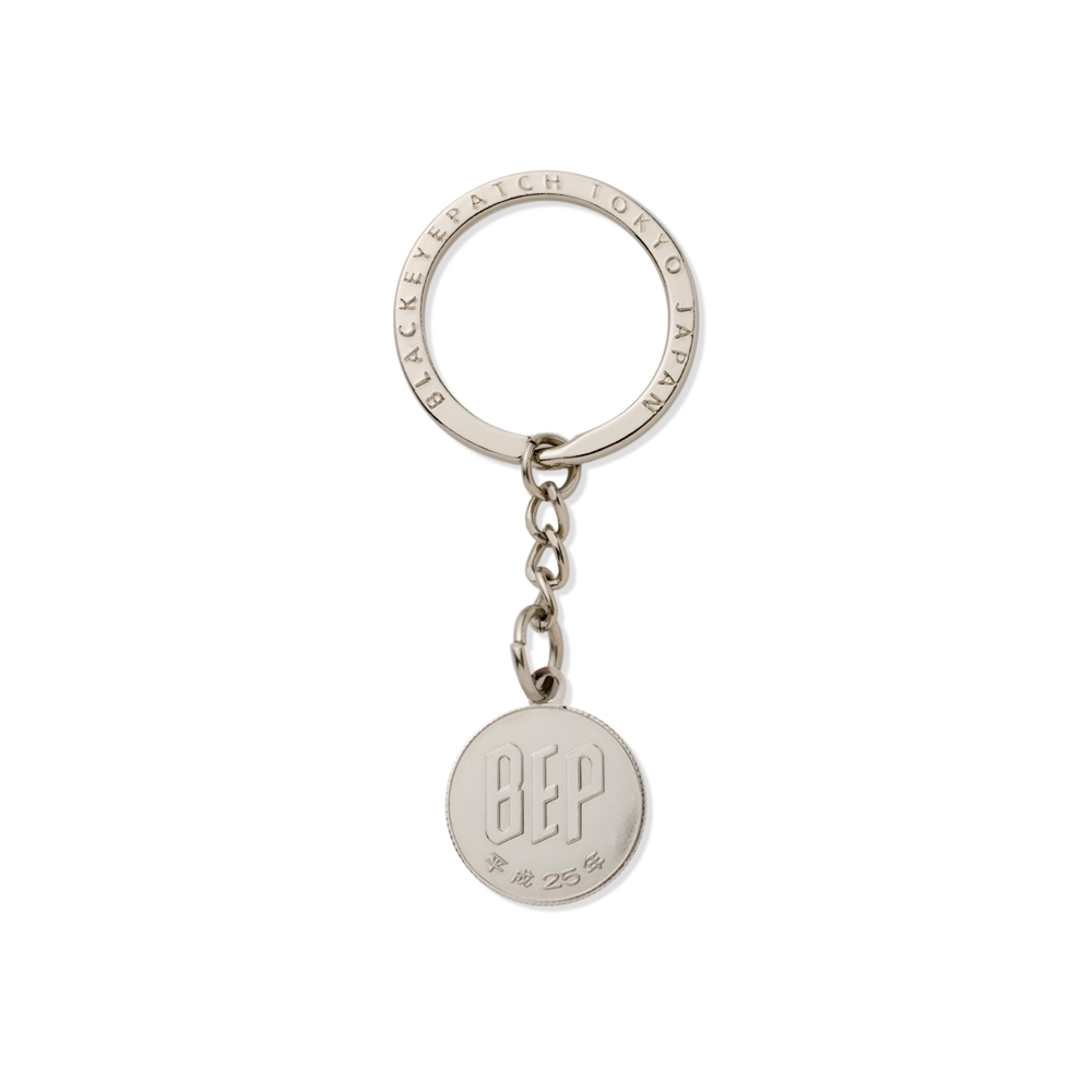 画像: BlackEyePatch/HUNDRED YEN COIN KEYCHAIN（SILVER）