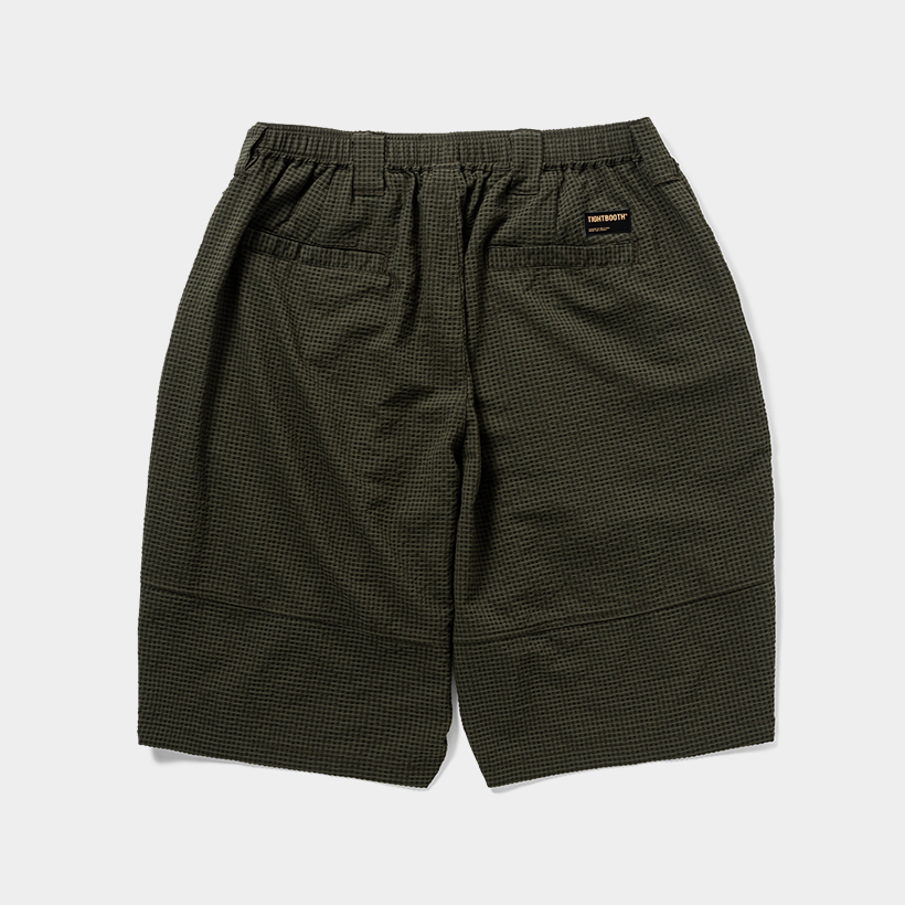 画像: TIGHTBOOTH/SEERSUCKER BIG SHORTS（Olive）［シアサッカービッグショーツ-25夏］