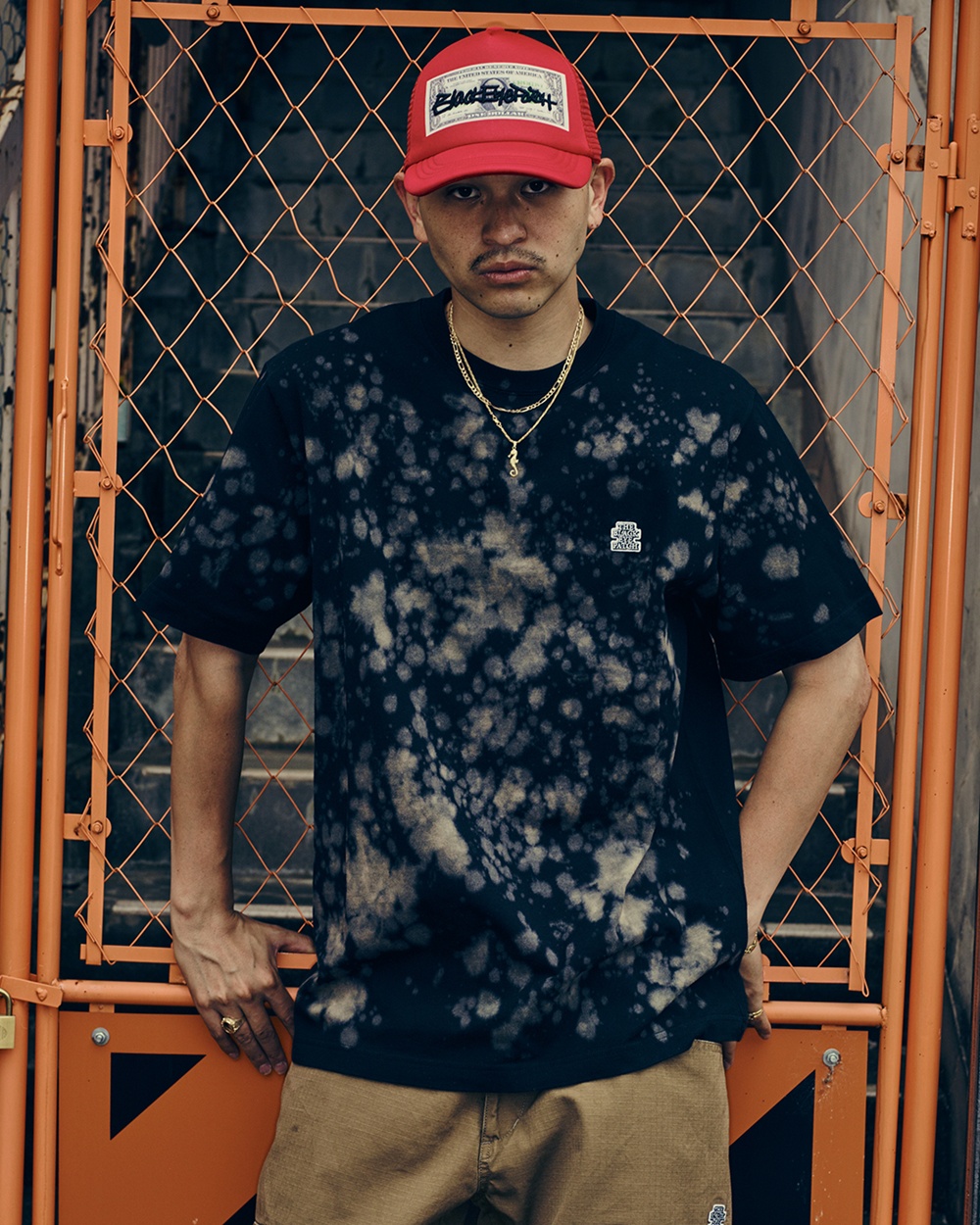 画像: BlackEyePatch/SMALL OG ACID SPLATTERED TEE（BLACK）