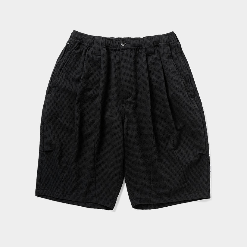 画像: TIGHTBOOTH/SEERSUCKER BIG SHORTS（Black）［シアサッカービッグショーツ-25夏］