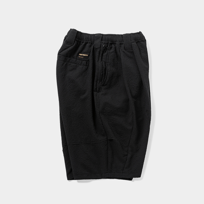 画像: TIGHTBOOTH/SEERSUCKER BIG SHORTS（Black）［シアサッカービッグショーツ-25夏］