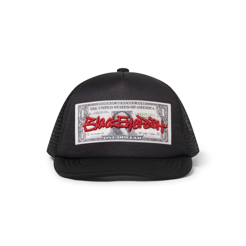 画像: BlackEyePatch/FASTHAND SCRIPT DOLLAR BILL MESH CAP（BLACK）