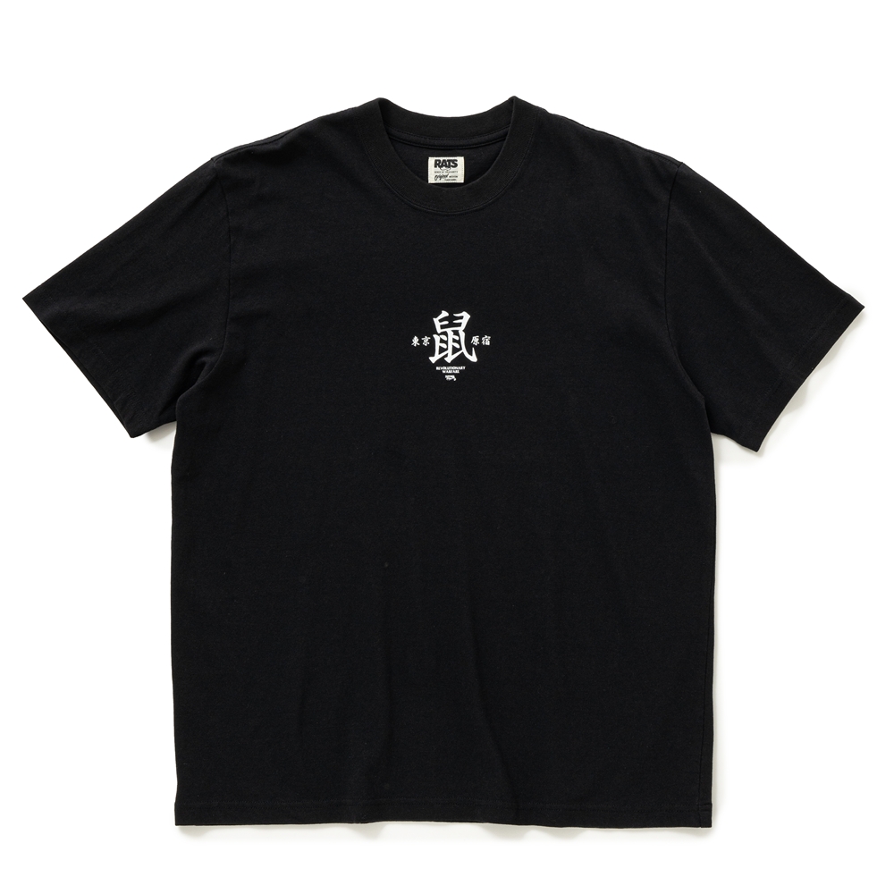 画像: RATS/鼠 TEE（BLACK）［プリントT-25春夏］