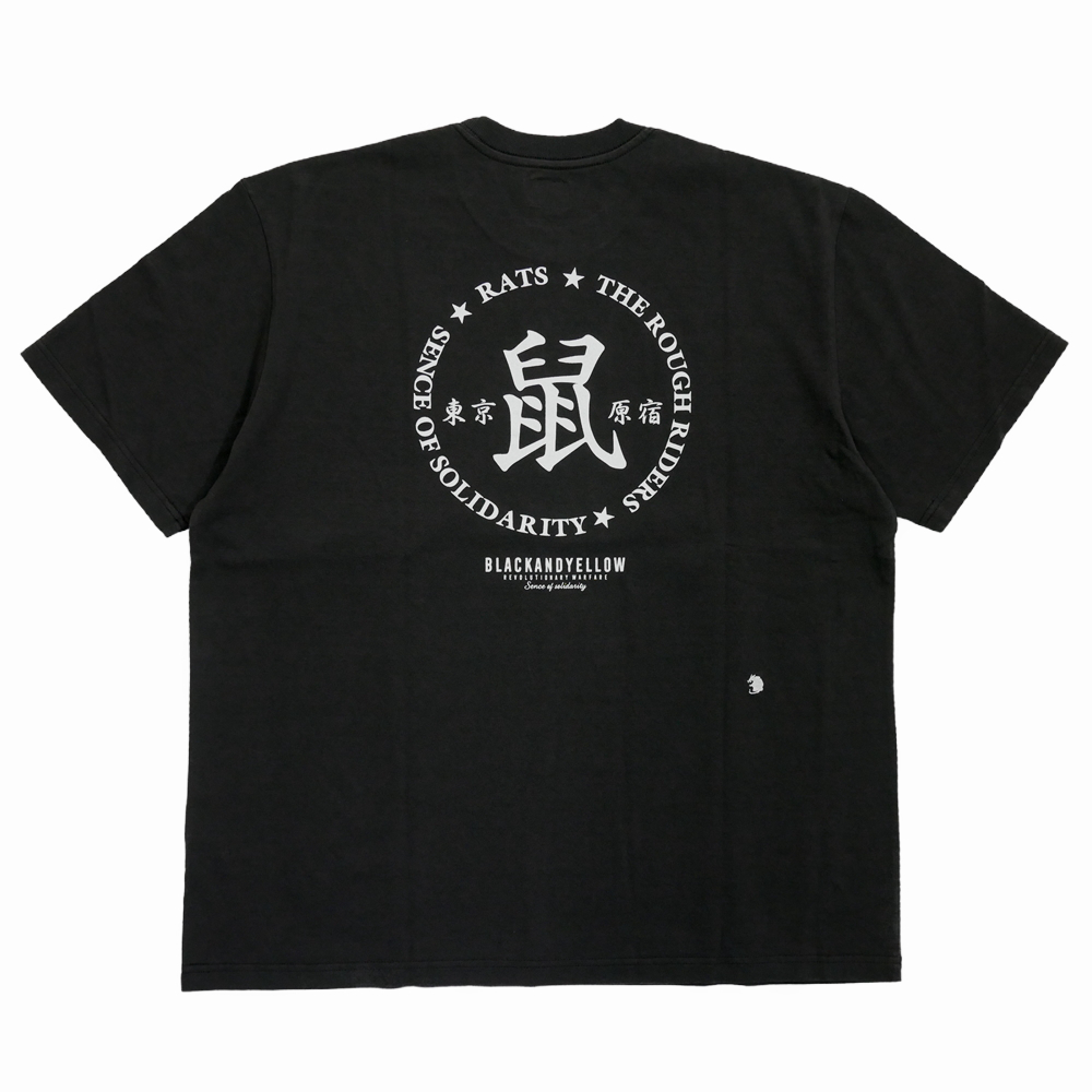画像: RATS/鼠 TEE（BLACK）［プリントT-25春夏］
