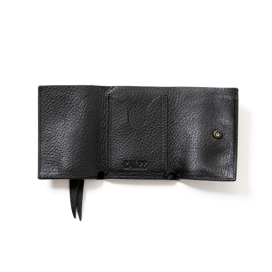 画像: CALEE/PLANE LEATHER MULTI WALLET ＜STUDS CHARM＞（BLACK）［マルチウォレットwithスタッズチャーム-25春夏］