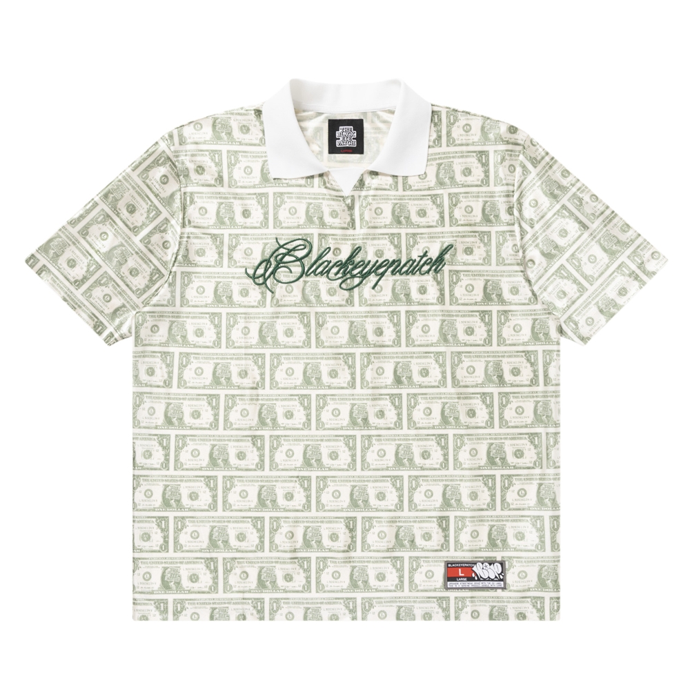 画像: BlackEyePatch/DOLLAR BILL PATTERNED S/S GAMESHIRT（MULTI）