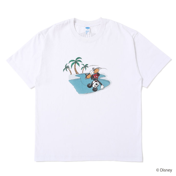 画像: CHALLENGER/MICKEY MOUSE / HAND PLANT TEE（WHITE）［ハンドプラントT-25春夏］