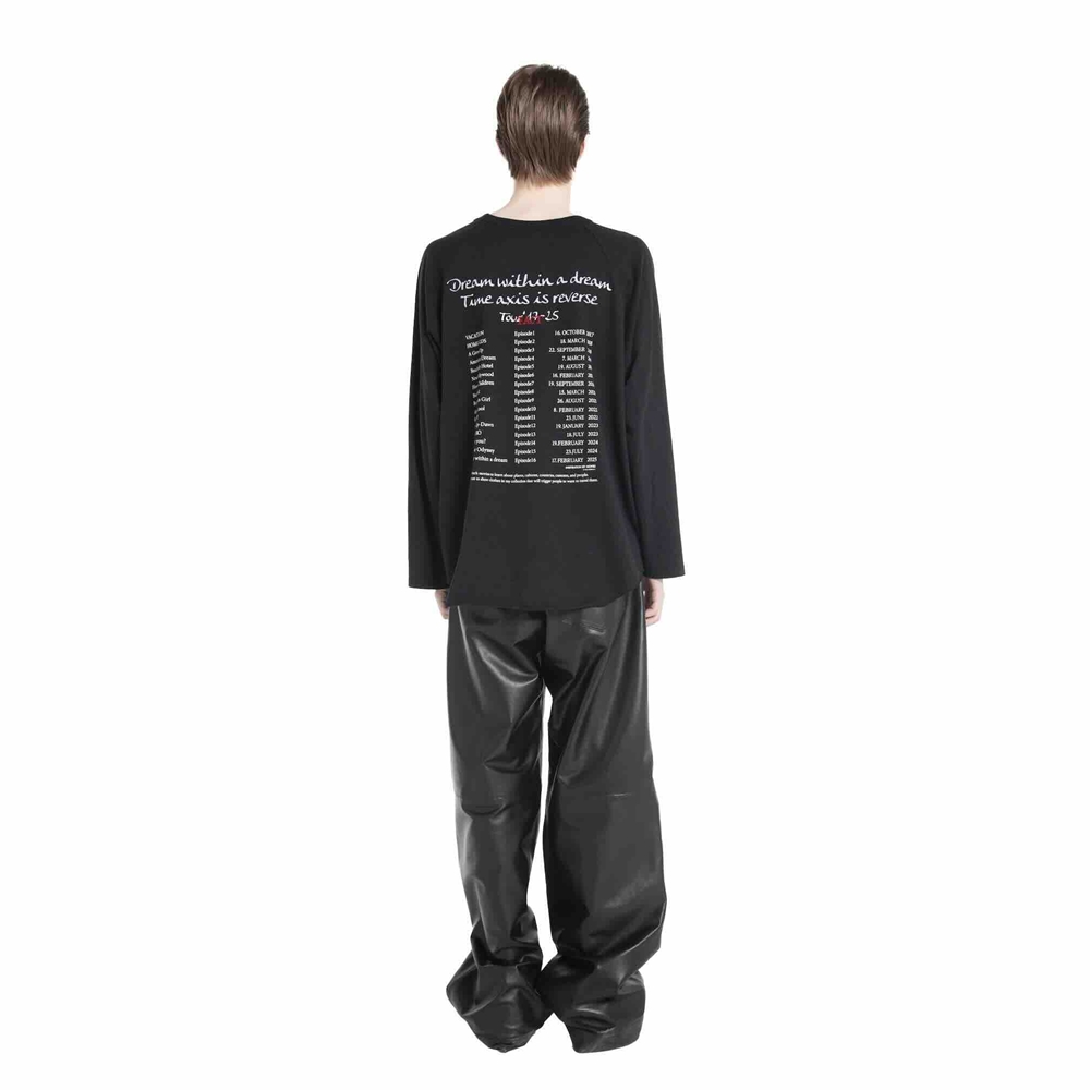 画像: DAIRIKU/"THE BAT" Tour Raglan Tee（Black）［ツアーラグランT-25秋冬］