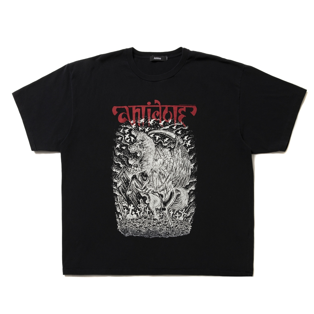 画像: ANTIDOTE BUYERS CLUB/Fade Wash S/S Tee（Grim Reaper）（Black）