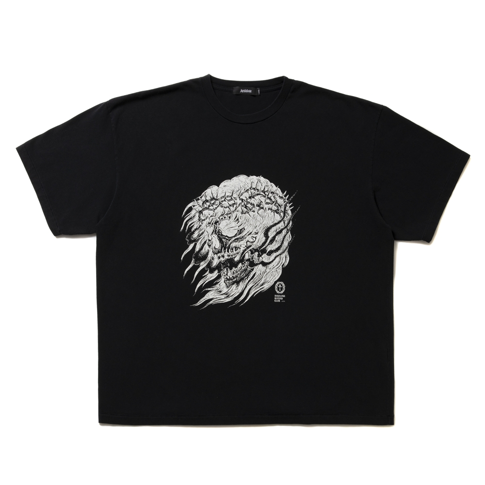 画像: ANTIDOTE BUYERS CLUB/Fade Wash S/S Tee（Skull Jesus）（Black）