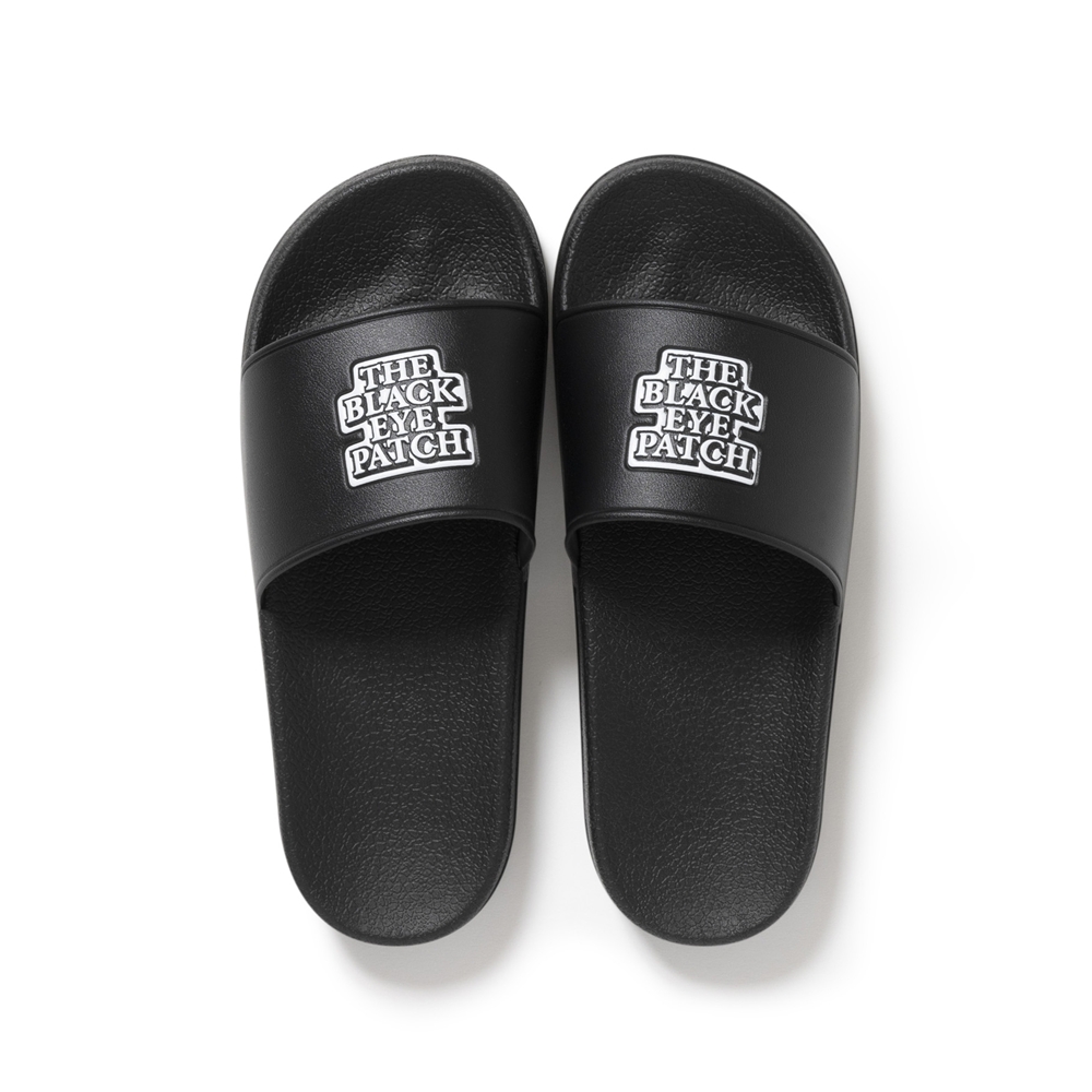 画像: BlackEyePatch/OG LABEL SHOWER SANDALS（BLACK）