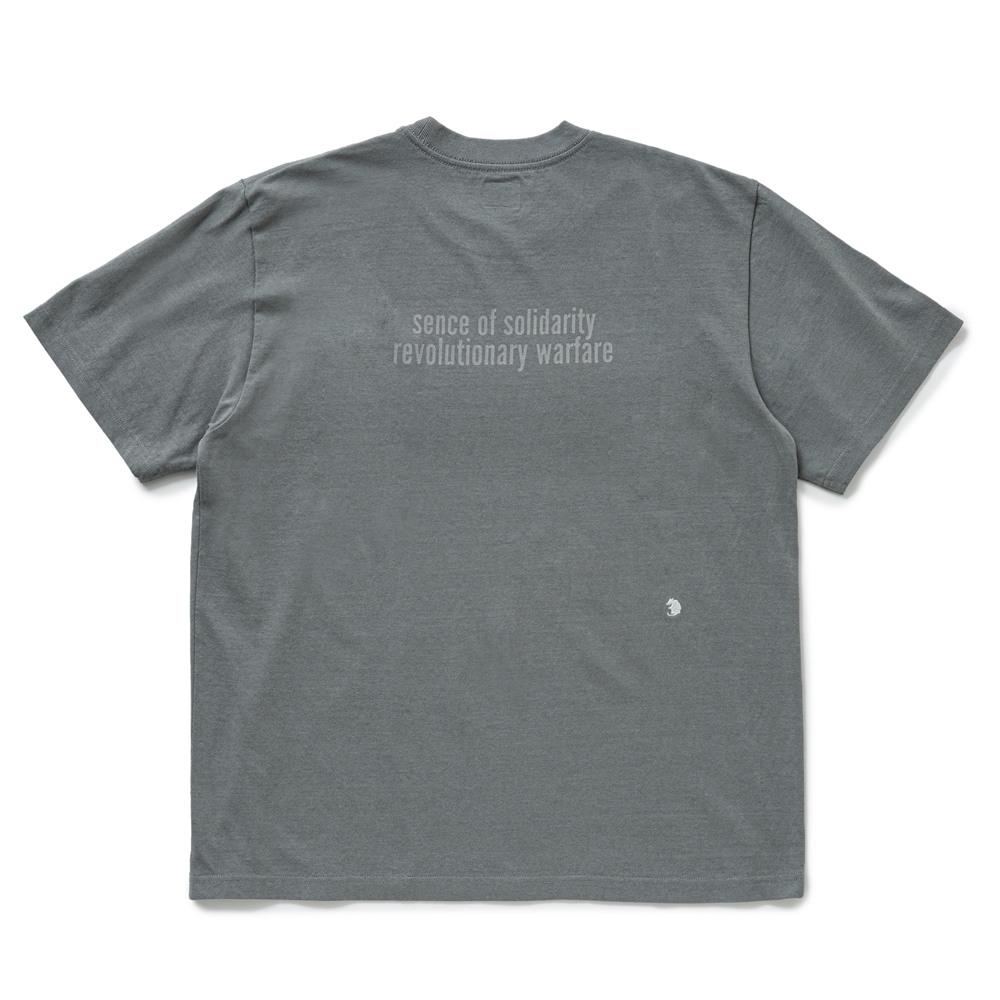 画像: RATS/CIRCLE POCKET TEE BACK PRINT（GRAY）［プリントポケT-25春夏］