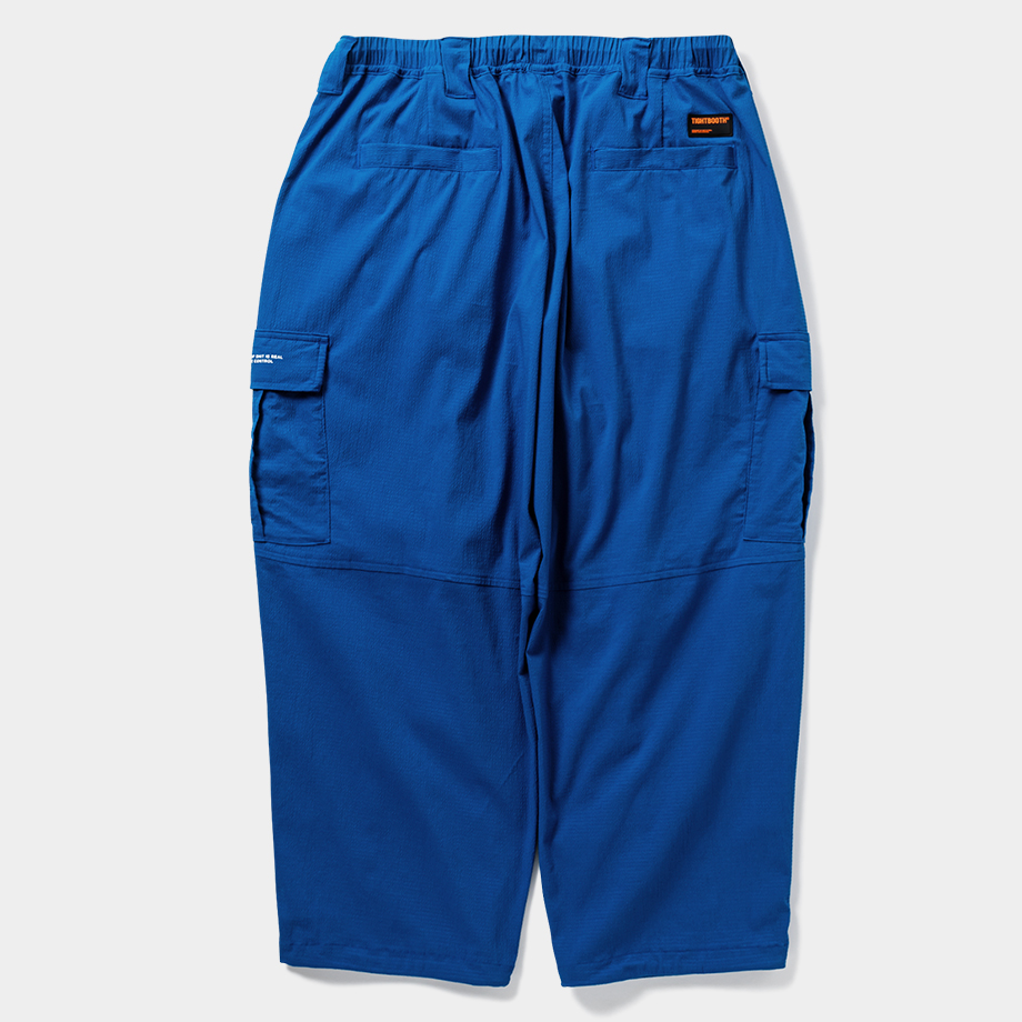 画像: TIGHTBOOTH/SEERSUCKER CARGO BALLOON PANTS（Blue）［シアサッカーカーゴバルーンパンツ-25夏］