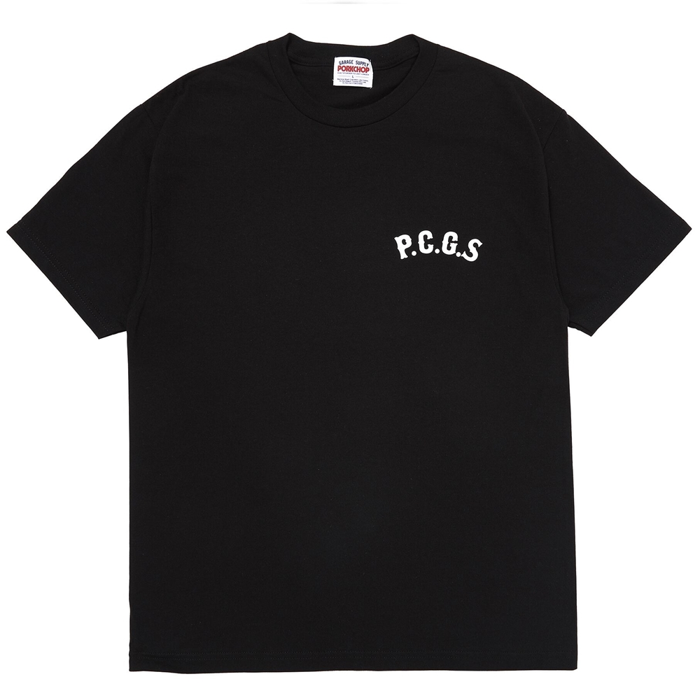 画像: PORKCHOP/CIRCLE PORK TEE（BLACK）［サークルポークT-25春夏］