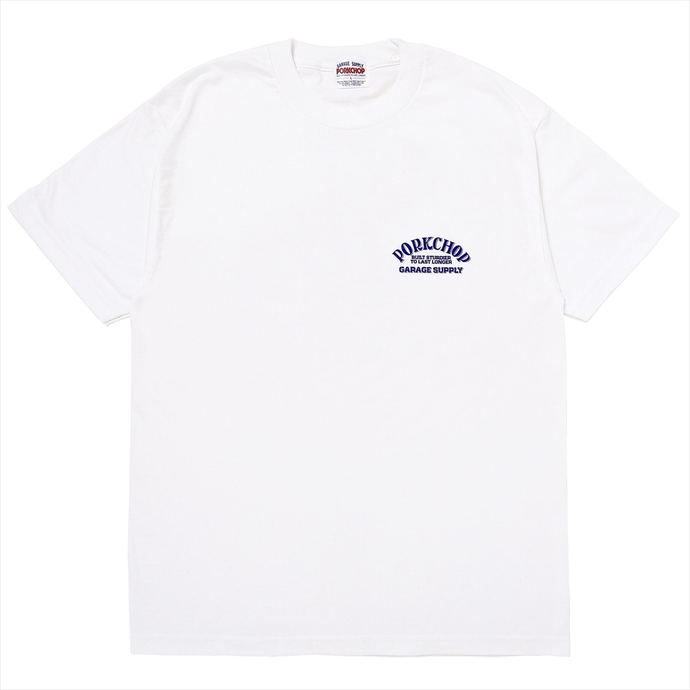 画像: PORKCHOP/FIRE UP TEE（WHITE）［ファイヤーアップT-25春夏］
