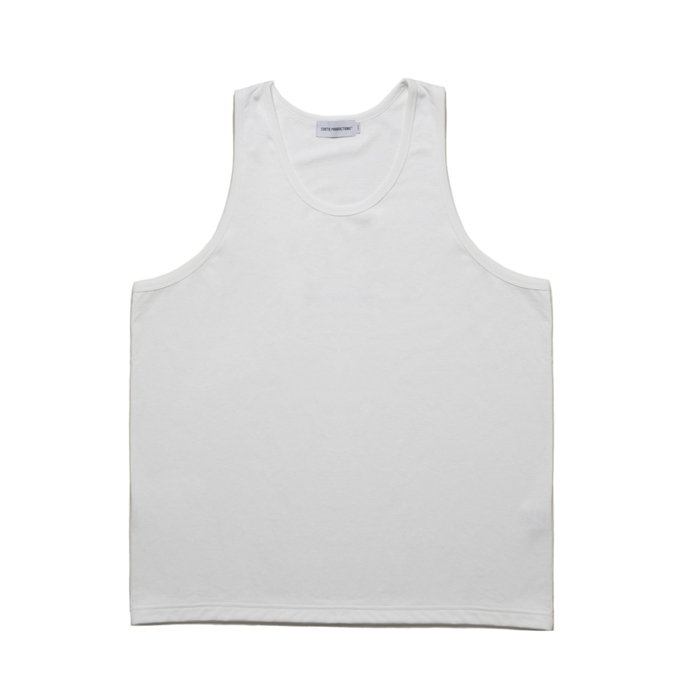 画像: COOTIE PRODUCTIONS/Dry Tech Jersey Tank Top（White）［ドライテックタンクトップ-25秋冬］