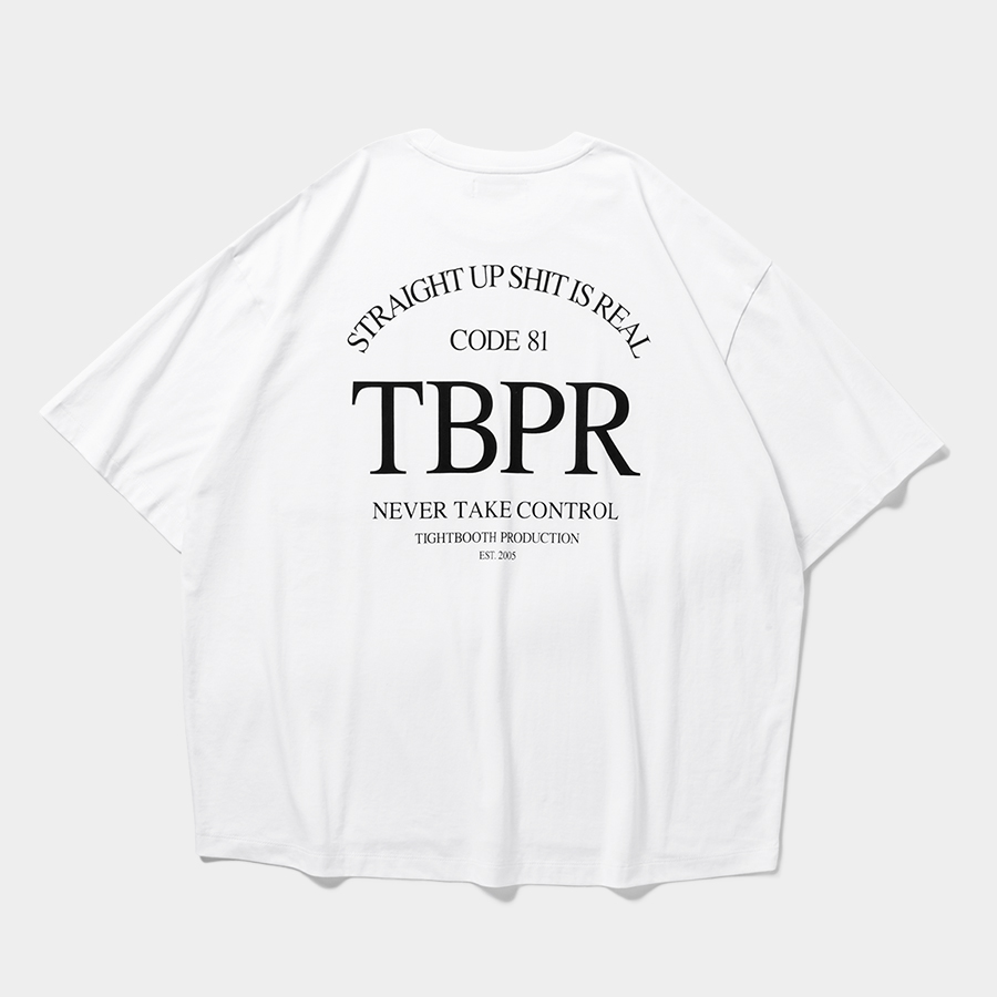 画像: TIGHTBOOTH/STRAIGHT UP S/S T-SHIRT -Quick Drying-（White）［ストレートアップT-25夏］