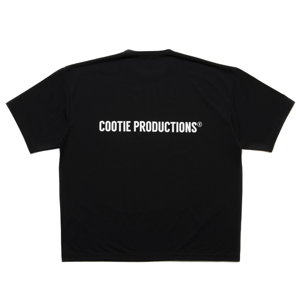 画像: COOTIE PRODUCTIONS/Dry Tech Jersey Oversized S/S Tee（Black）［ドライテックオーバーサイズT-25秋冬］