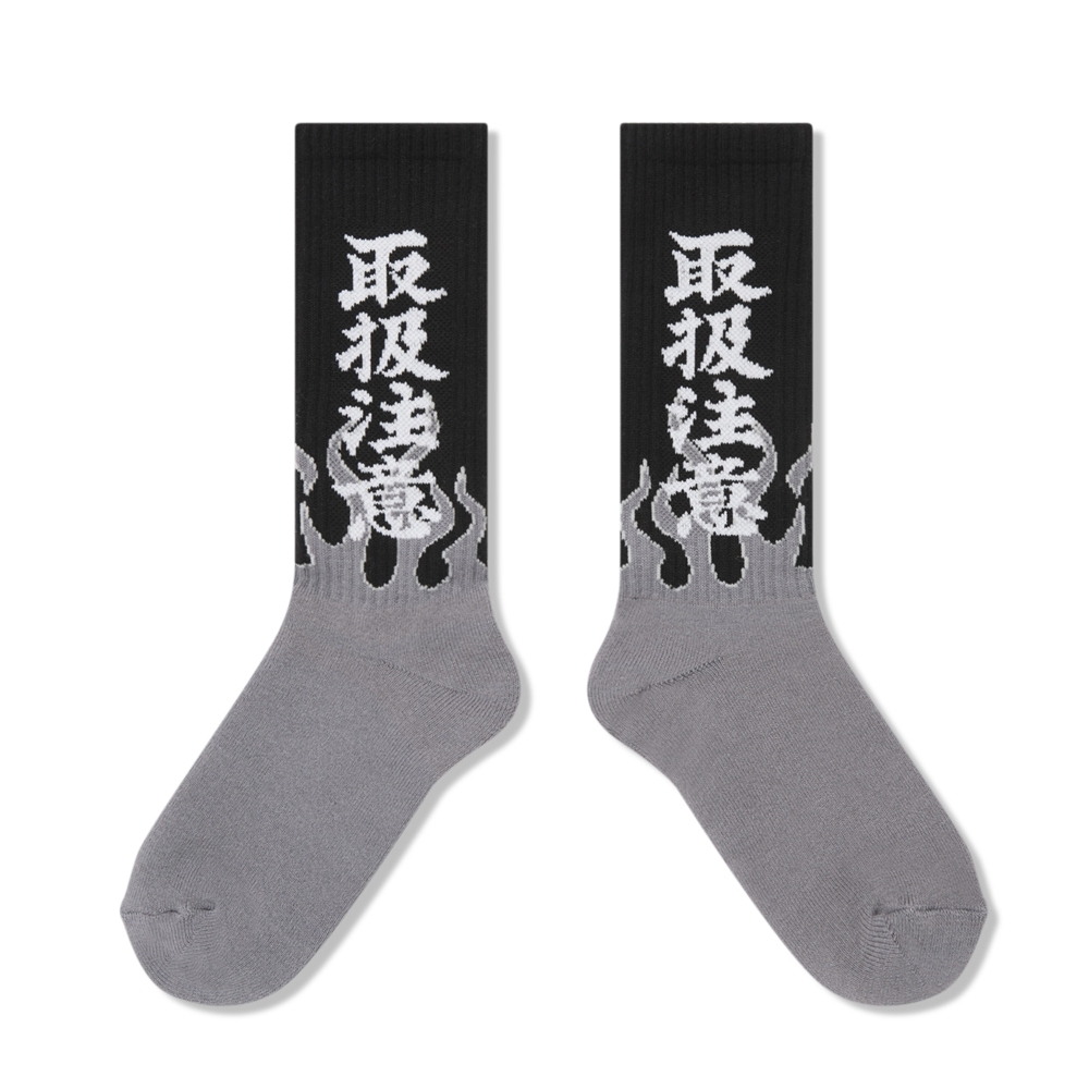 画像: BlackEyePatch/HWC FLAMES SOCKS（MULTI）