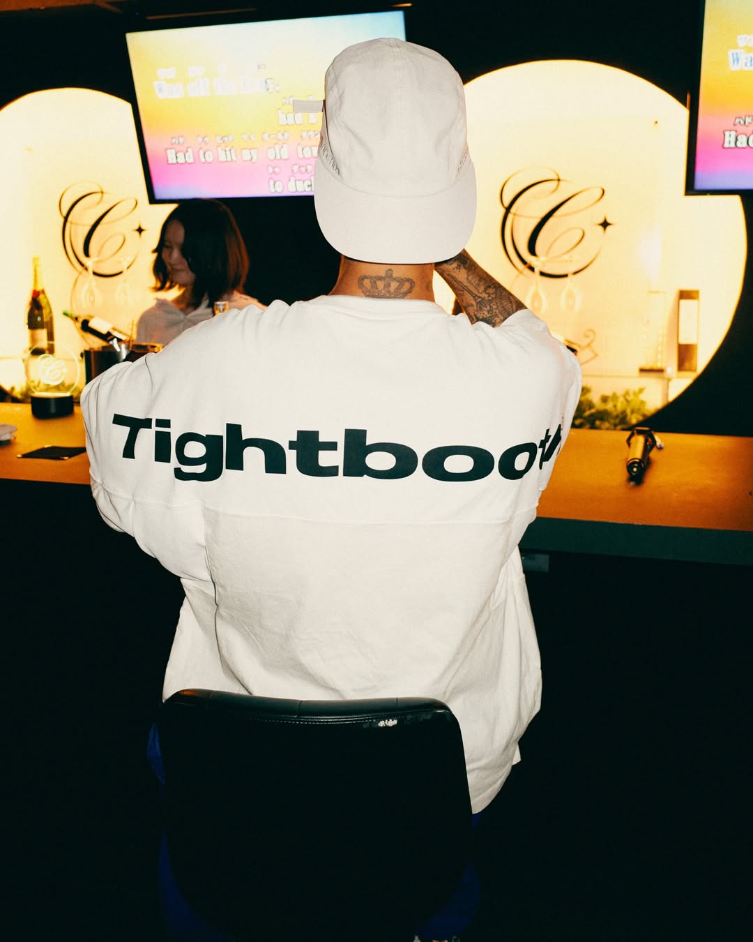 画像: TIGHTBOOTH/3/4 SLEEVE SUZU T-SHIRT（White）［クォータースリーブT-25夏］