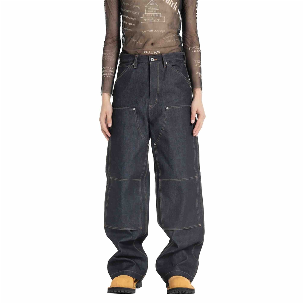 DAIRIKU/Rigid Painter Denim Wide Pants（Indigo）［リジッド
