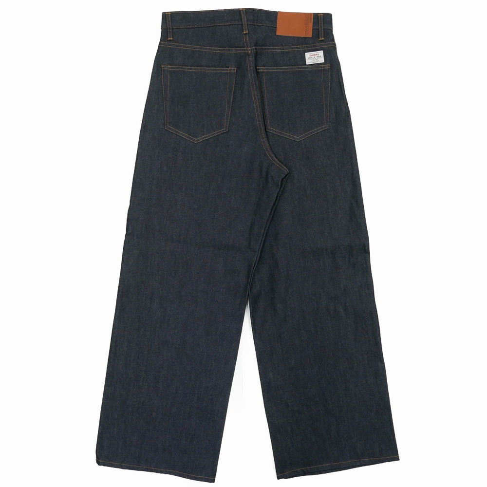 画像: DAIRIKU/"Wide" Rigid Denim Pants（Indigo）［"ワイド"リジッドデニムパンツ-25秋冬］