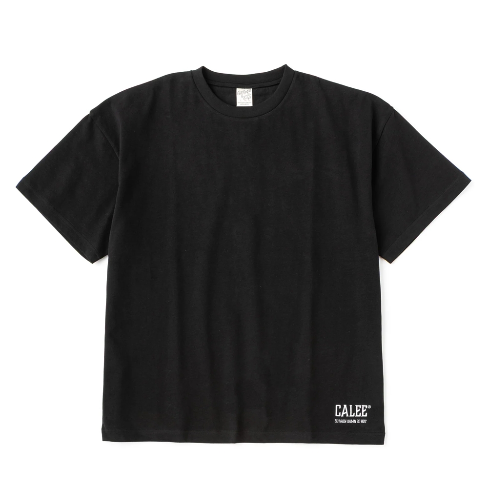 画像: CALEE/CALEE NATIONAL LOGO TEE ＜REGULAR FIT＞（BLACK）［レギュラーフィットT-25春夏］