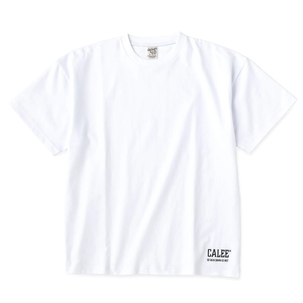 画像1: CALEE/CALEE NATIONAL LOGO TEE ＜REGULAR FIT＞（WHITE）［レギュラーフィットT-25春夏］ (1)