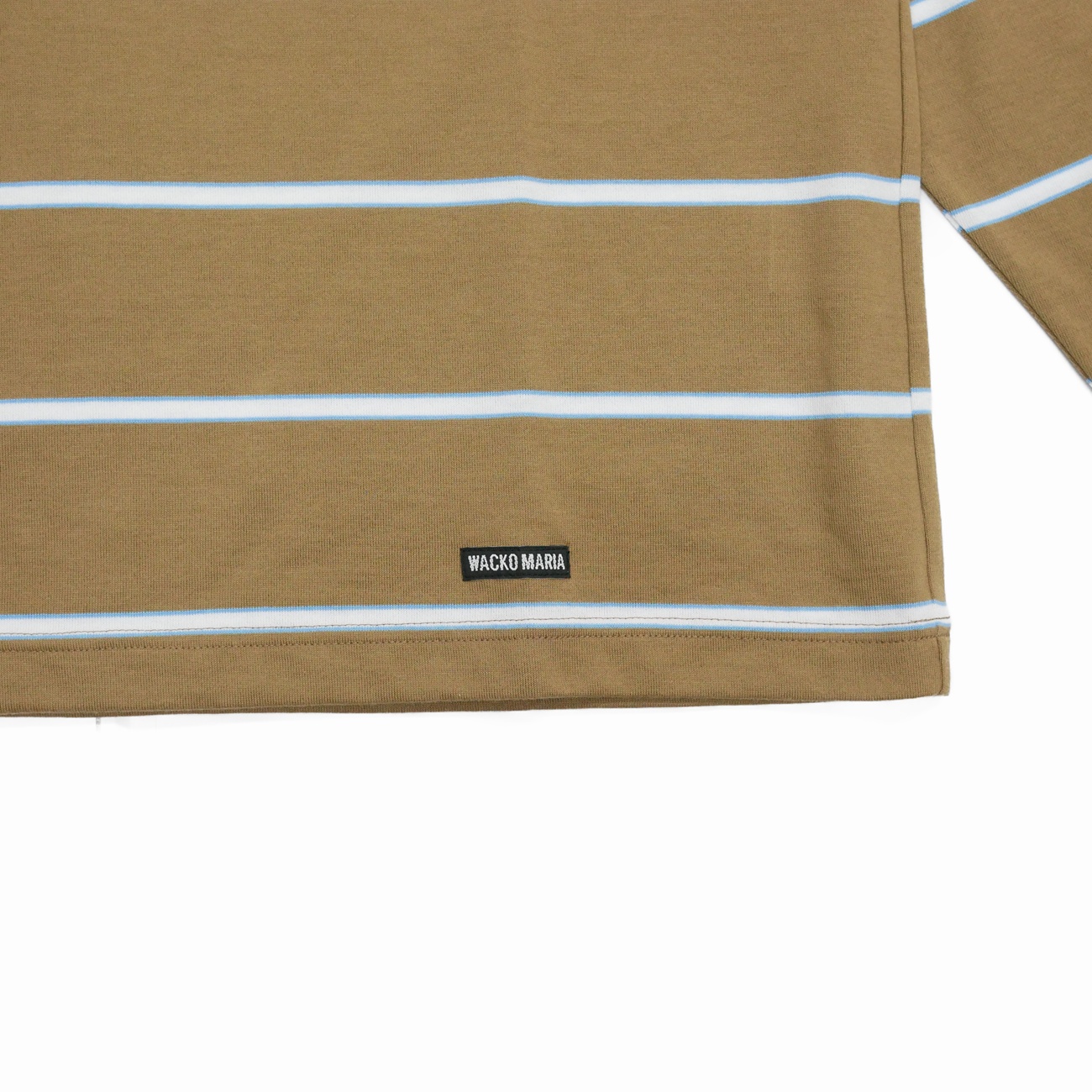 画像: WACKO MARIA/STRIPED LONG SLEEVE T-SHIRT（BROWN）［ストライプ長袖T-25秋冬］