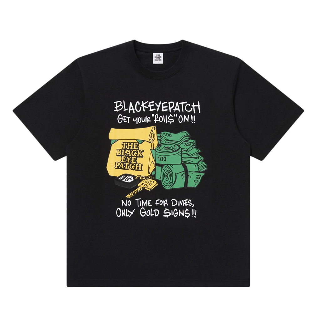 画像: BlackEyePatch/GET YOUR ROLLS ON TEE（BLACK）