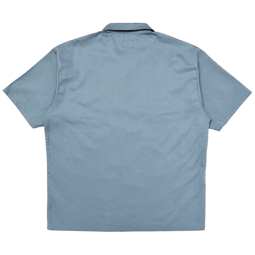 画像: PORKCHOP/PCGS WORK SHIRT（BLUE GRAY）［ワークシャツ-25春夏］