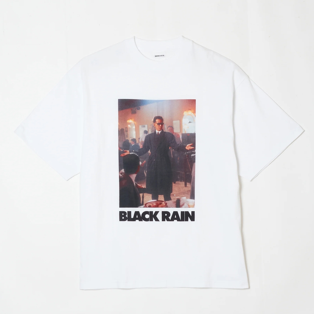 画像: BUENA VISTA/BLACK RAIN tee dos（WHITE）［プリントT-25秋冬］