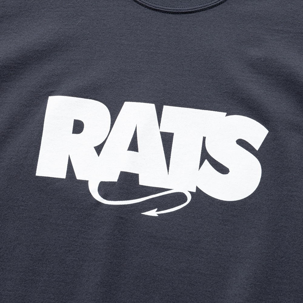 RATS/BOX LOGO TEE（CHARCOAL）［ボックスロゴT-25秋冬］ - JONAS