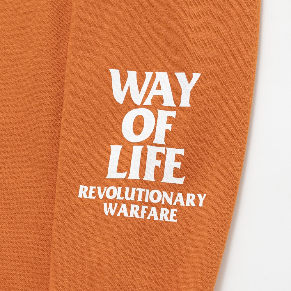 RATS/TWO WHEEL L/S TEE（ORANGE）［ツーホイール長袖T-25秋冬
