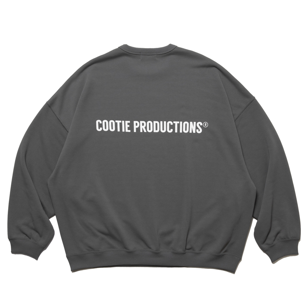 ★新品.新作25SS.COOTIE PRODUCTIONS.Dry tech.M COOTIE PRODUCTIONS/Dry Tech Oversized Sweat Crew（Gray