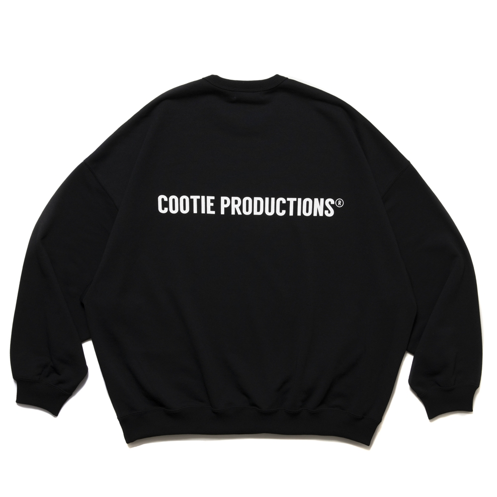 cootie Productions 黒 クルーネック スウェット　xl COOTIE PRODUCTIONS/Dry Tech Oversized Sweat Crew（Black