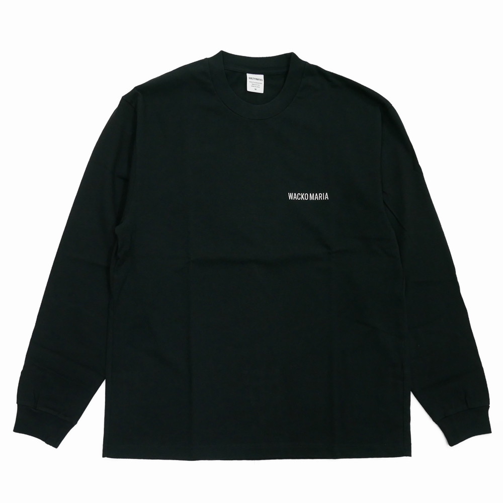 wackomaria washed heavy weight 刺繍T 03 S WACKO MARIA/WASHED HEAVY WEIGHT T-SHIRT（BLACK）［刺繍T-25