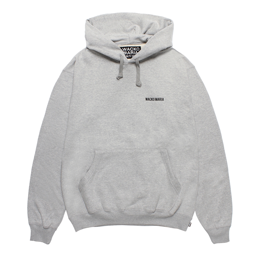 WACKO MARIA/HEAVY WEIGHT HOODED SWEAT SHIRT（GRAY）［プル