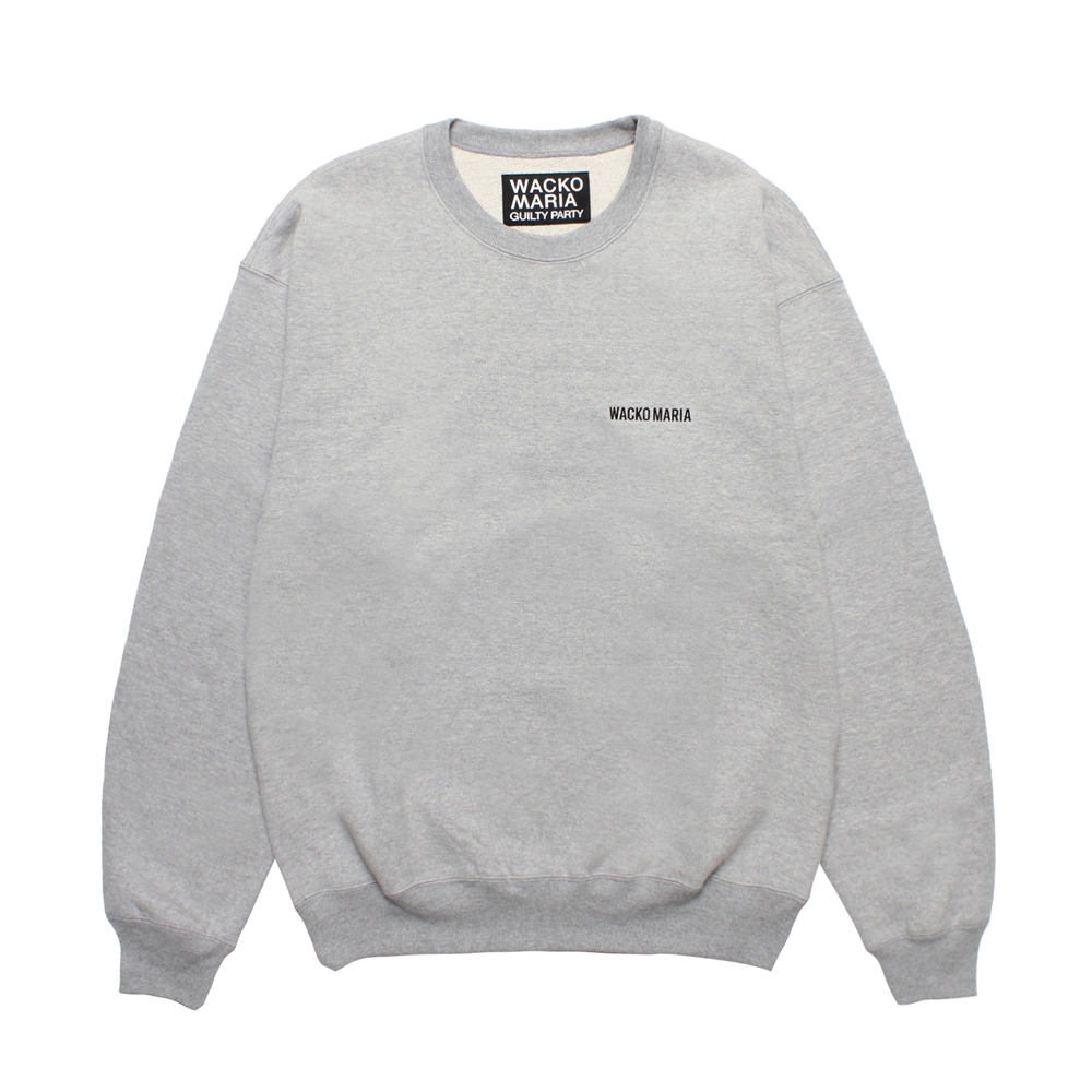 wackomaria ヘビーウェイト クルーネック スウェット トレーナー XL WACKO MARIA/HEAVY WEIGHT SWEAT SHIRT（BLACK）［クルーネック