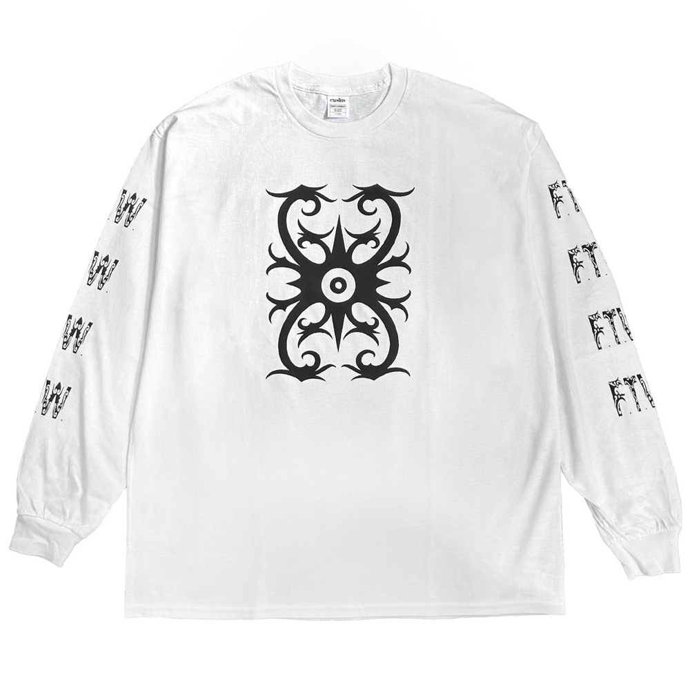 画像: exodus/BORNEO L/S TEE SHIRT（WHITE）［ボルネオ長袖T-25春夏］